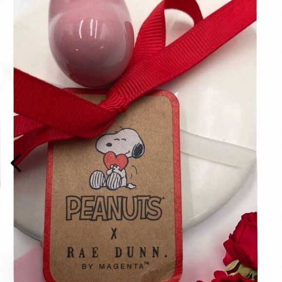 Rae Dunn x Peanuts Snoopy Valentine's Love Baking Dish/Canister/Soup Bowl - NEW! - Picture 3 of 5